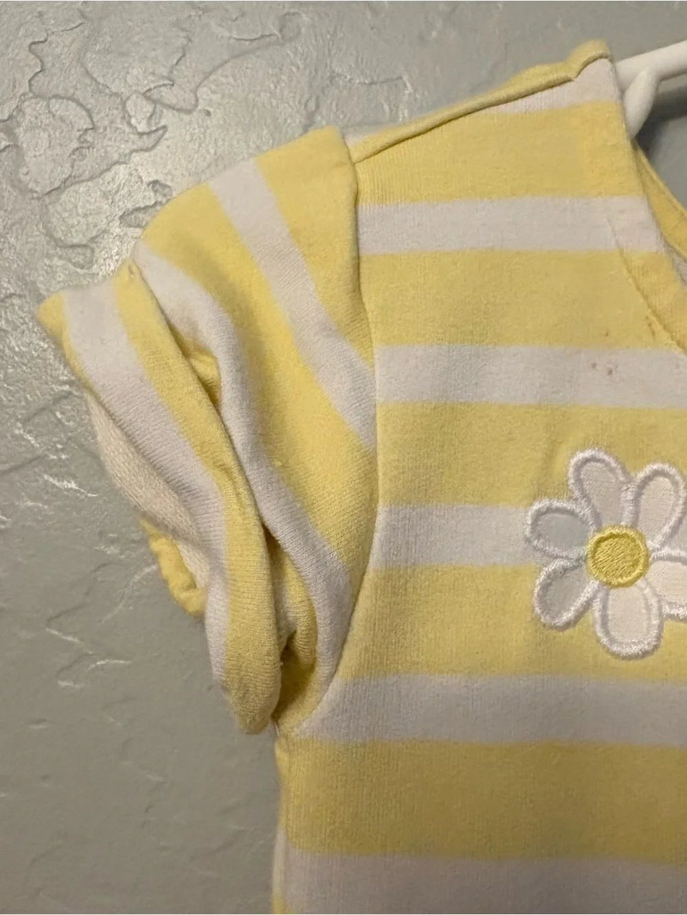 Little sleepies bluey garden games yellow flower patch pocket dress 6-12 months